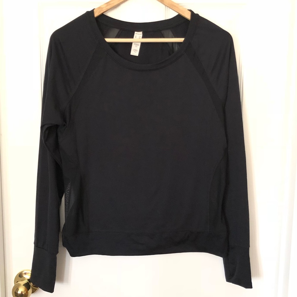 Marika Mesh Long Sleeve Athletic Top Sz M